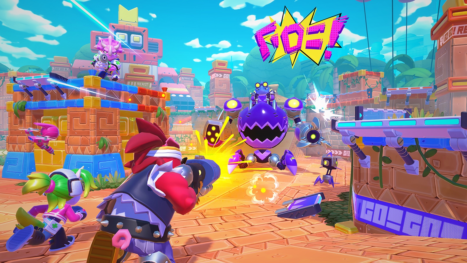 B.E.A.S.T.のゲームプレイ戦闘シーン